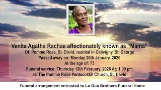 MTV OBITUARIES FOR WEDNESDAY 4TH FEBRUARY 2026