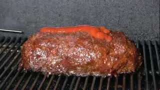 SmokingPit.com - Yoshida's Meatloaf slow cooked to perfection on a Yoder YS640 smoker - Canon XA10