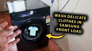 Как стирать деликатные вещи в стиральной машине Samsung с фронтальной загрузкой!