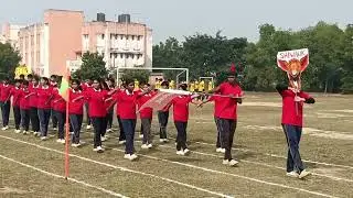 March Past on Annual Sports day 2025 #jnv #sports #marathon #annualsportsday #ground