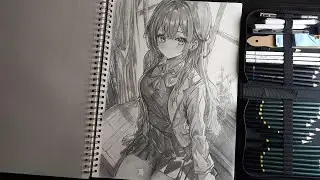 Alya Drawing / Step By Step / Alya Drawing Full Body / Anime Drawing Girl