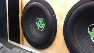 Fusion FCW-12 tuned to 50hz Subwoofer Flex 1500RMS each
