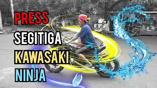 press segitiga Kawasaki ninja RR.