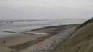 Dee Estuary from Caldy Slipway Wirral Thurstaston England UK