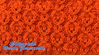 PUNTADAS A DOS AGUJAS: 145- Argollas/ KNITTING WITH TWO NEEDLES: Circles
