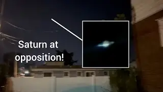 Saturn At Opposition! || Images And Videos of the taken this september