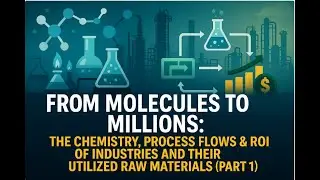 From Molecules 2 Millions: The Chemistry, Process Flow & ROI of Industries & Utilized Raw Materials