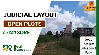 MUDA Approved Open Plots For Sale in Judicial Layout, Near Christ College, Next to Dattagalli,Mysore