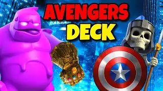 Le DECK des AVENGERS !!! Une PREMI&Egrave;RE MONDIAL, sur Clash Royale !