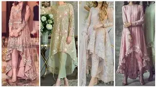 Latest and Stylish Tail Frock Design | Low and High Tail Frock Design | Party Wear Tail Frock Design
