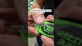 World&rsquo;s fastest fishing line cutter&mdash;ceramic blade, zero resistance ⚡ #fishing #shorts #bassfishing