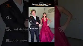 Ranking The Best Prom Transitions OAT #prom #tiktok #ranking