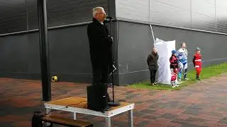 Mika Aholan muistomerkin paljastustilaisuus 26.10.2018