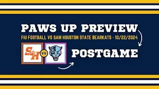 Paws Up Postgame - FIU Football vs SHSU