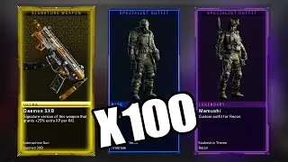 Opening 100 Supply Drops in Black Ops 4 Reserve Crates