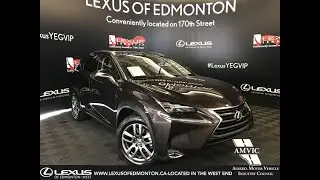 Used Brown 2015 Lexus NX 200t Luxury Package Walk Around Review - Gibbons, Alberta