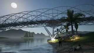 twinmotion 2023 - under the Bridge video