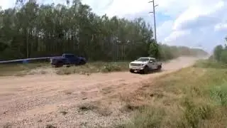 Midwest Offroad expeditions St Helen Power line jump in 2014 Ford Raptor
