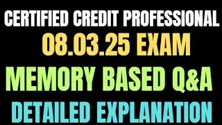 🚀 **MASTER IIBF CCP CERTIFICATION: 08.03.25 IIBF QUESTIONS ! DETAILED EXPLANATION || PART 1** 🚀