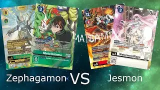 Zephagamon vs Jesmon REMATCH | Digimon TCG Matches BT23