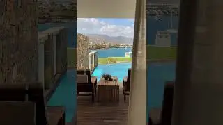 🌊 Private pool view at @eloundapeninsula &hearts;️ #hotel #crete #greece