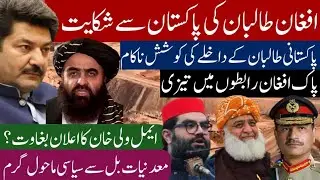 Pakistan and Afghanistan's ties are accelerating | TTP attempts cross-border infiltration Fida Adeel