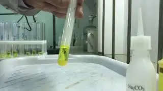 Particular (general) reactions of uranium. (NH4)2U2O7 + HCl