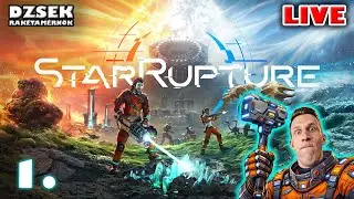 🔴 StarRupture - 1. Rész - Épüljön a Gyár, hulljanak a Bogarak!