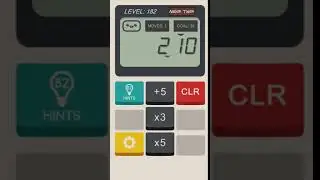 Calculator: The Game - Level 182 walkthrough