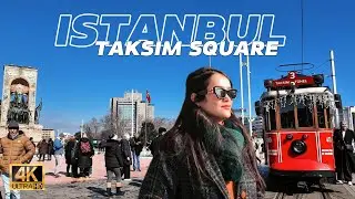RAMADAN IN ISTANBUL: 4K UHD WALKING TOUR OF ISTIKLAL STREET & TAKSIM SQUARE