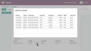 Odoo Malaysia Localization - Sales Price History