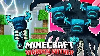 SOBREVIVÍ 100 DÍAS como un WARDEN WITHER en MINECRAFT HARDCORE!