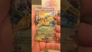 JOLTEON EX⚡️for the win in this pack! #pokemon #pokemontcg #pokemoncards