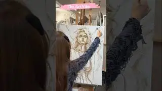 When Art Meets Technology 🎨 #art #shortfeed #oilpainting