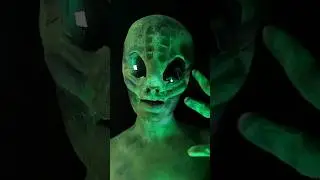 ALIEN makeup tutorial 👽🛸 #makeuptransformation #makeup #sfx