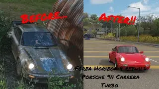 Forza Horizon 4 | Rebuilding an abandoned Porsche 911 Carrera Turbo 3.3 !!