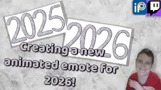 【Danita500】 Creating a new animated emote for 2026! 【Ibis Paint】