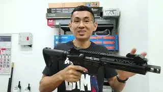 Kingarms TWS 9mm Carbine at SBR Airsoft Gas Blowback Rifle