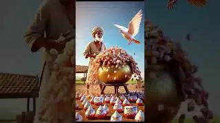 The farmer got a gold pot from the soil #funny #cartoon #love #emotional #funny video #funnyvideofun