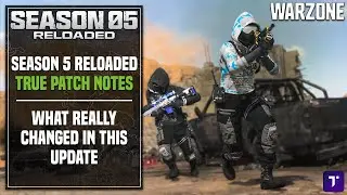 Точные изменения патча Warzone Season 5 Reloaded! Смотрите реальные значения урона и изменения TTK.