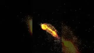 Earth and Theia Collision: Moon Formation Simulated