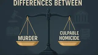 Culpable Homicide versus Murder,Made easy for you....Law #bns #ipc