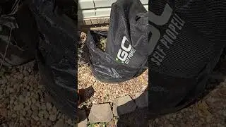 Adding to my 80 gallon compost bag