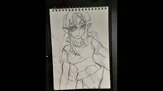 (Zelda) Drawing Zelda #drawing #art #anime #timelapse #sketch #zelda