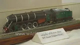 Miniatures of train engines in Sonepur Mela, Bihar