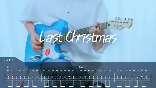 [TAB] Taylor Swift - Last Christmas  기타커버【●○○○○】