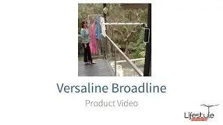 Веревка для белья Versaline Broadline Folddown PTV6 Видеоролик о продукте