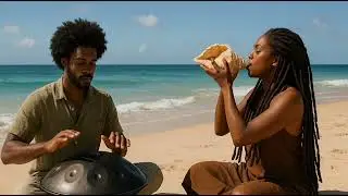 Sit back & vibe to Conch horn and Handpan