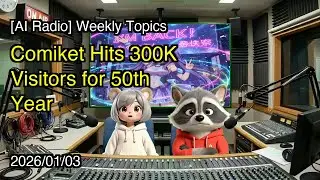 [AI Radio] Weekly Topics Comiket Hits 300K Visitors for 50th Year 2026/01/03
