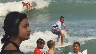 LOMBA SELANCAR BALI KUTA HALFWAY BEACH || GROM PATROL 2024